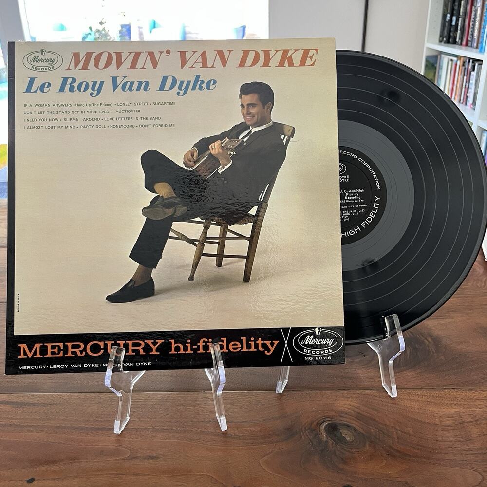 Leroy Van Dyke Movin' Van Dyke Vinyl LP 1961 Mercury MG 20716 Mono